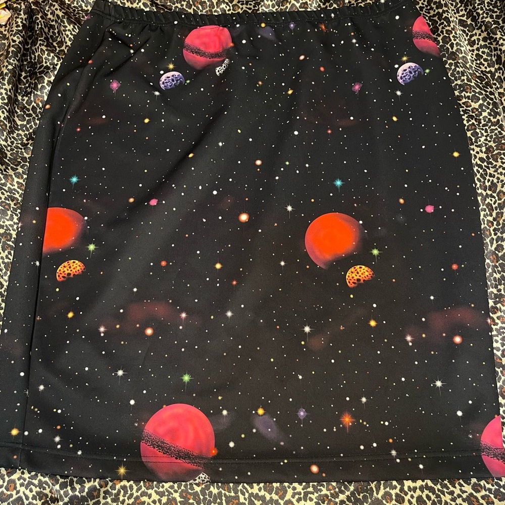Insanity Clothing Space Galaxy Skirt